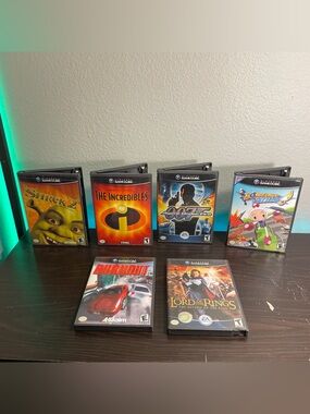 Nintendo GameCube Video Game Lot Tested & Working Lot Of 6